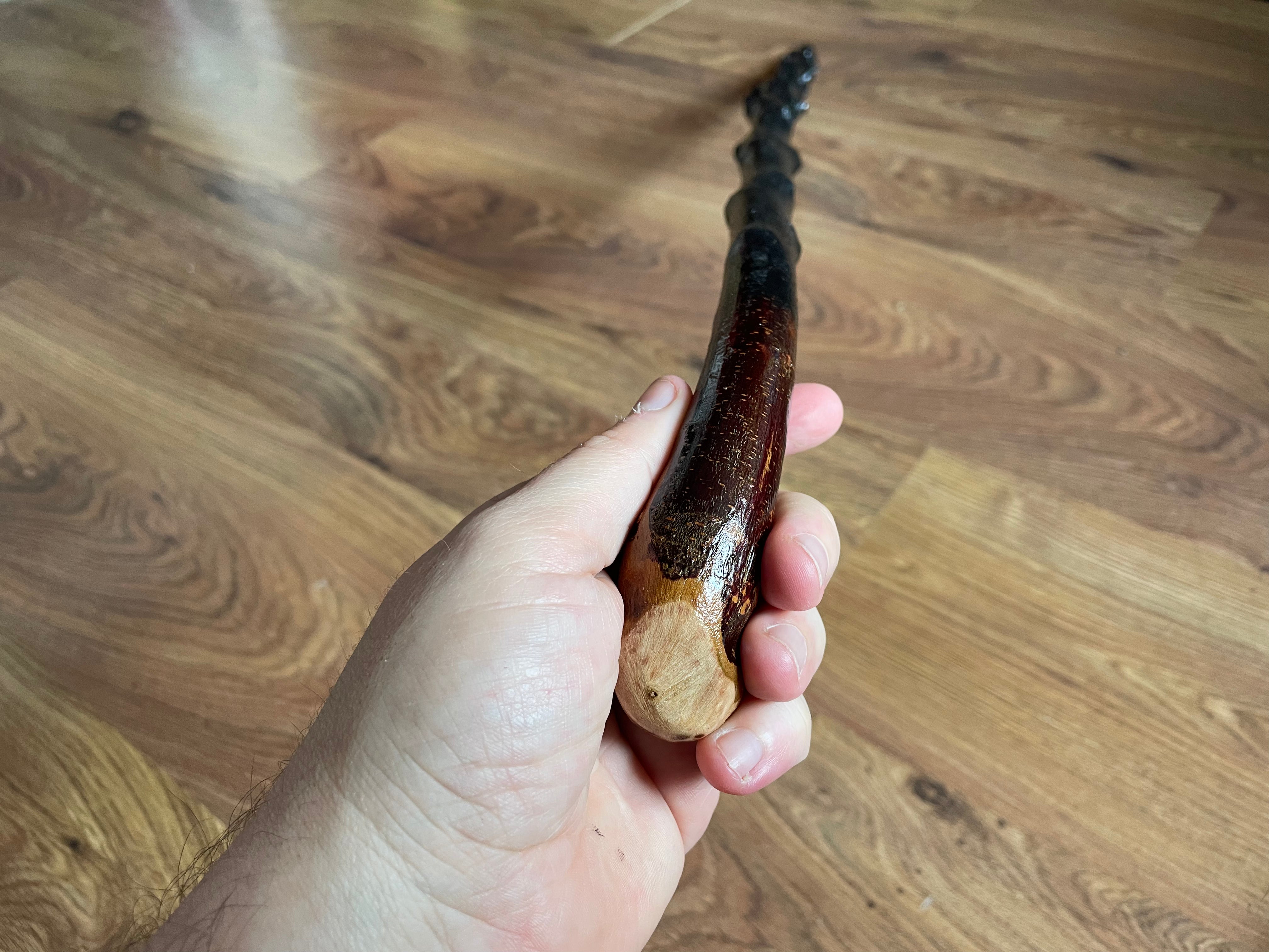 Blackthorn Walking Stick 36 1/2 inch - Handmade in Ireland