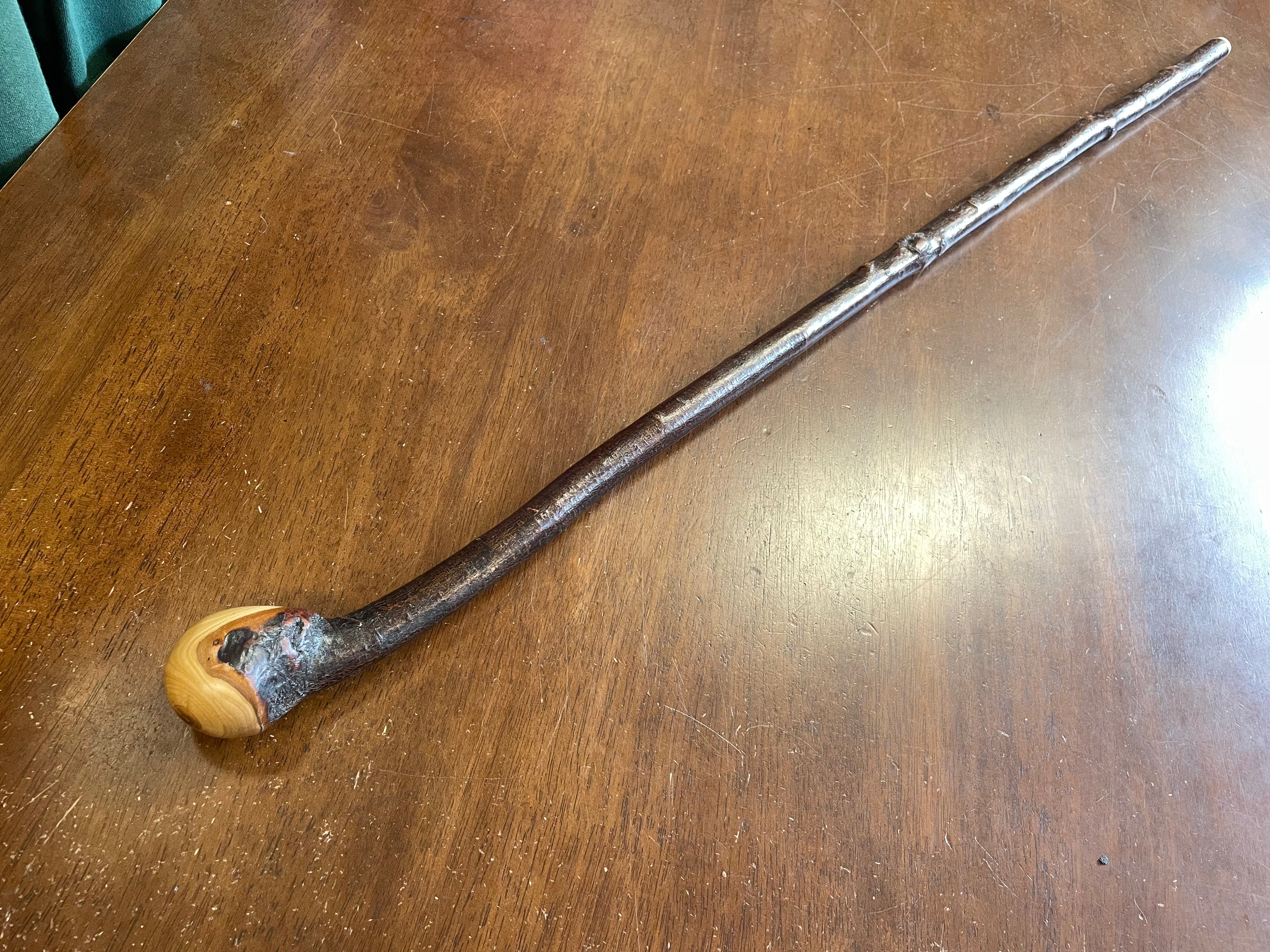 Blackthorn Walking Stick 37 3/4 inch - Handmade in Ireland