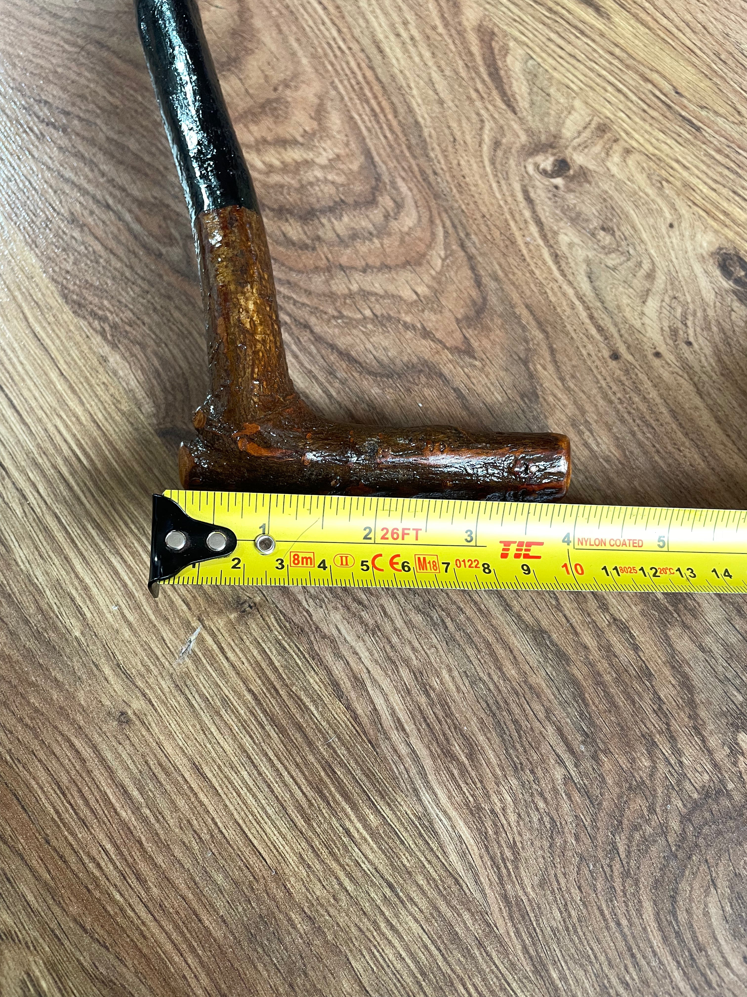 Blackthorn Walking Stick 33 1/2 inch - Handmade in Ireland