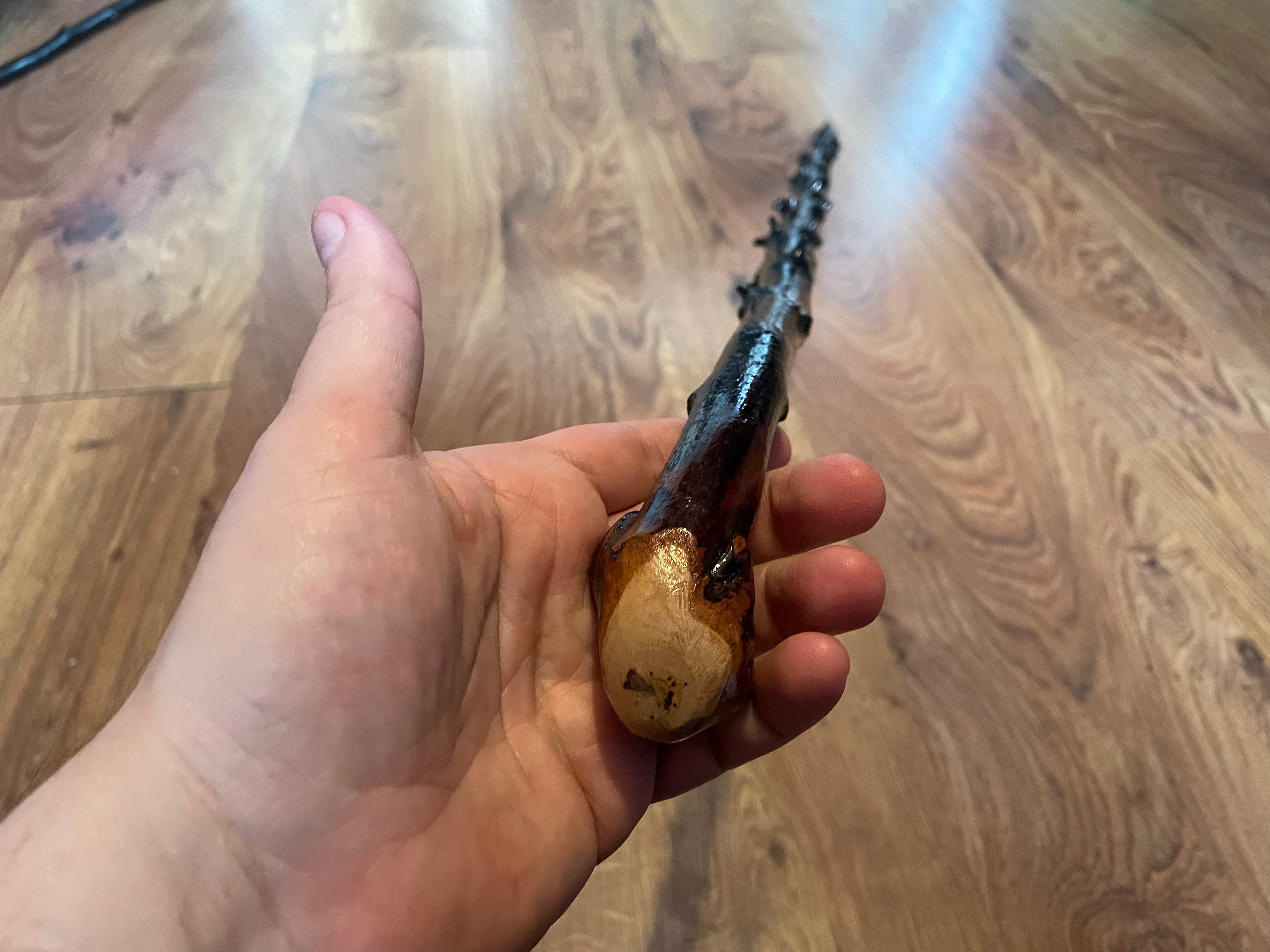 Blackthorn Walking Stick 35 1/2 inch - Handmade in Ireland