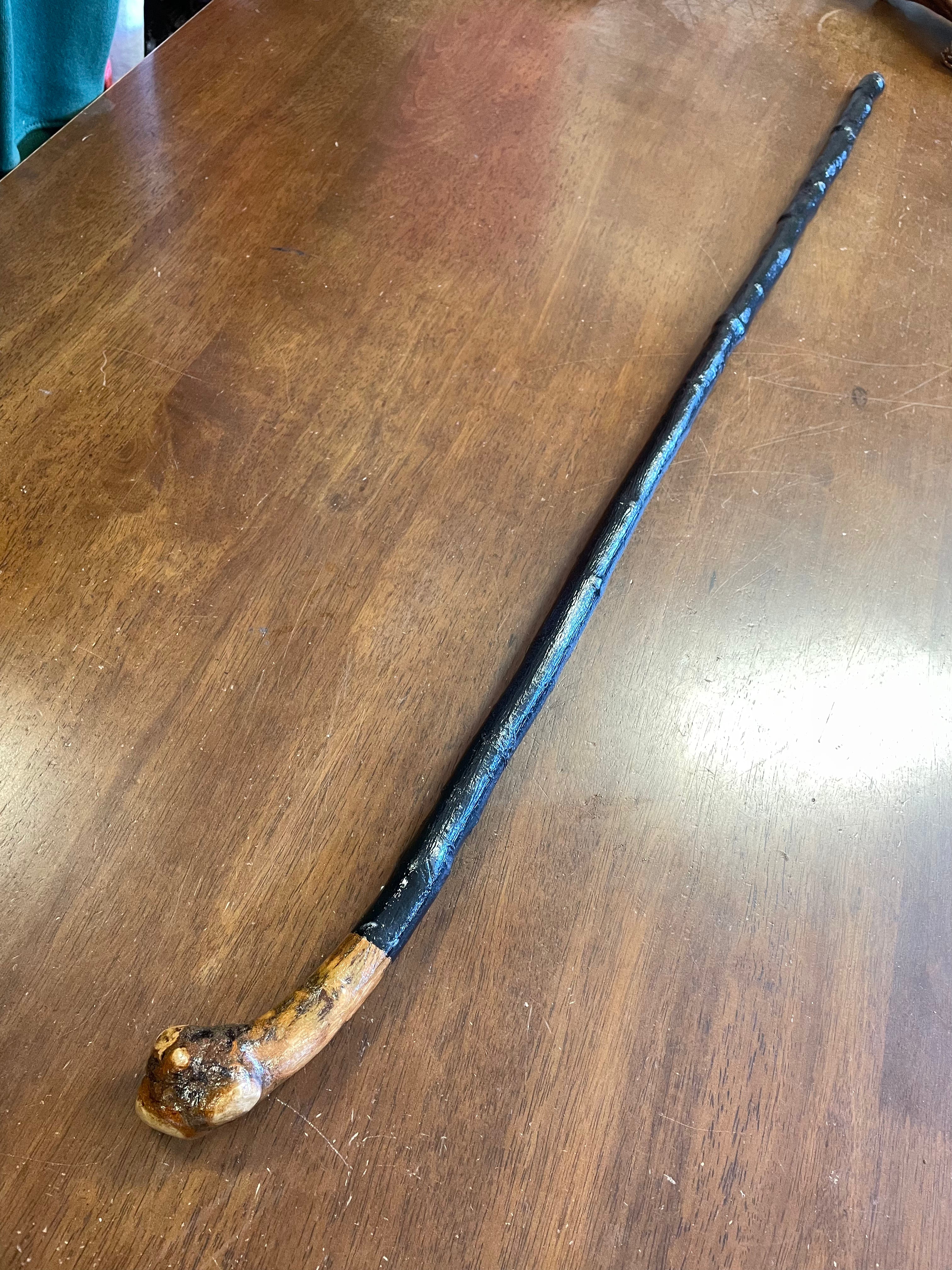 Blackthorn Walking Stick 37 1/2 inch - Handmade in Ireland