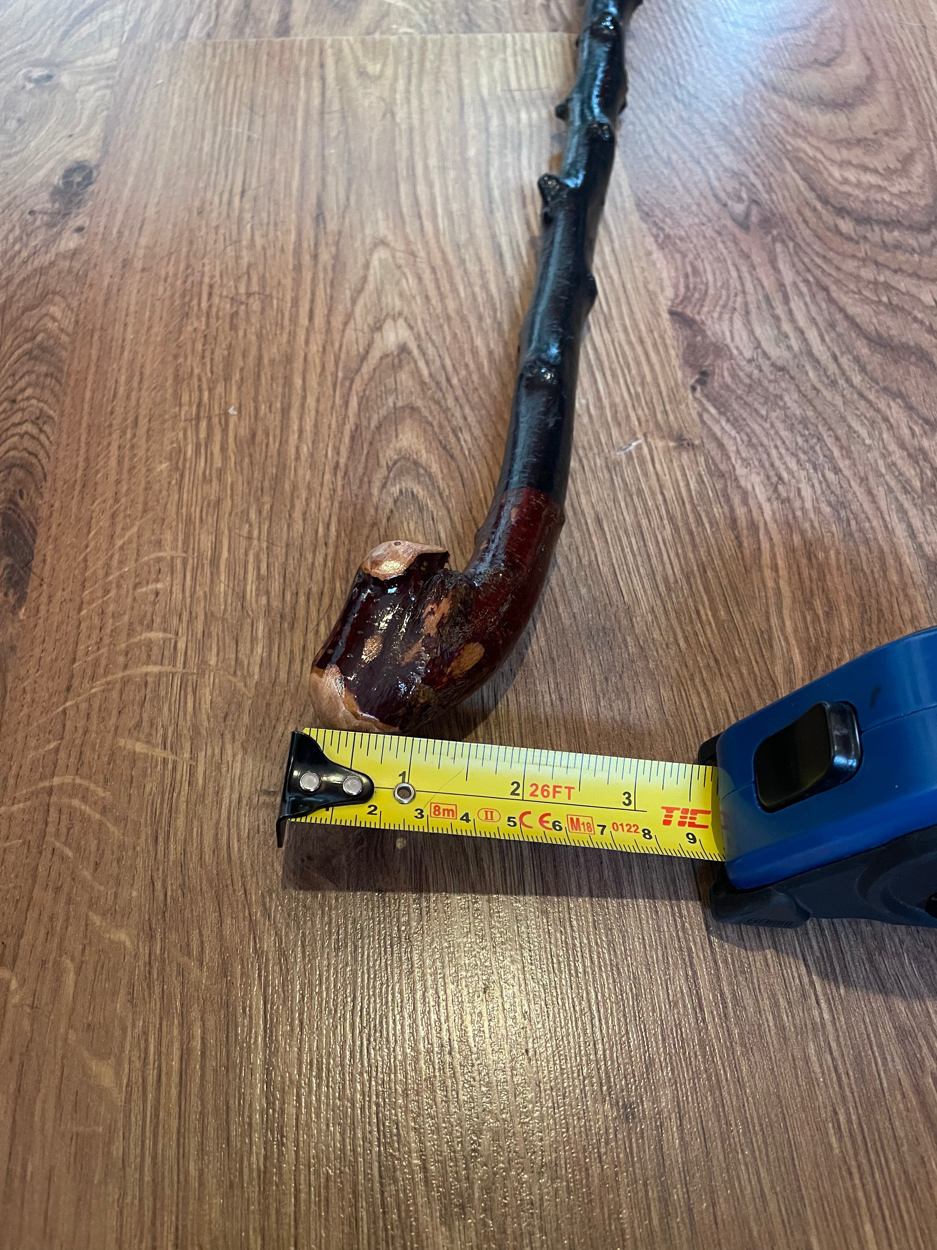 Blackthorn Walking Stick 34 1/2 inch - Handmade in Ireland