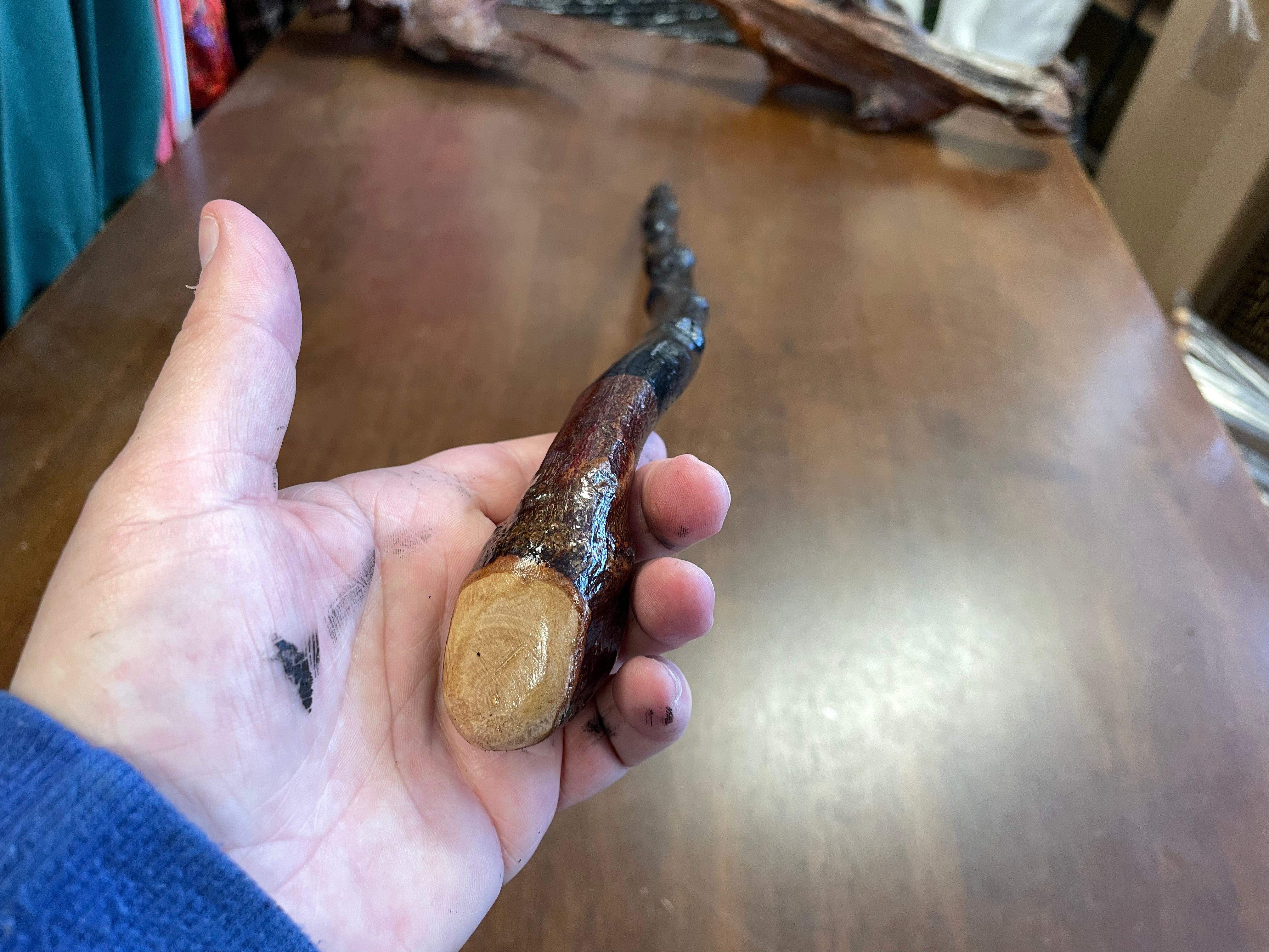 Blackthorn Walking Stick 32 1/2 inch- Handmade in Ireland