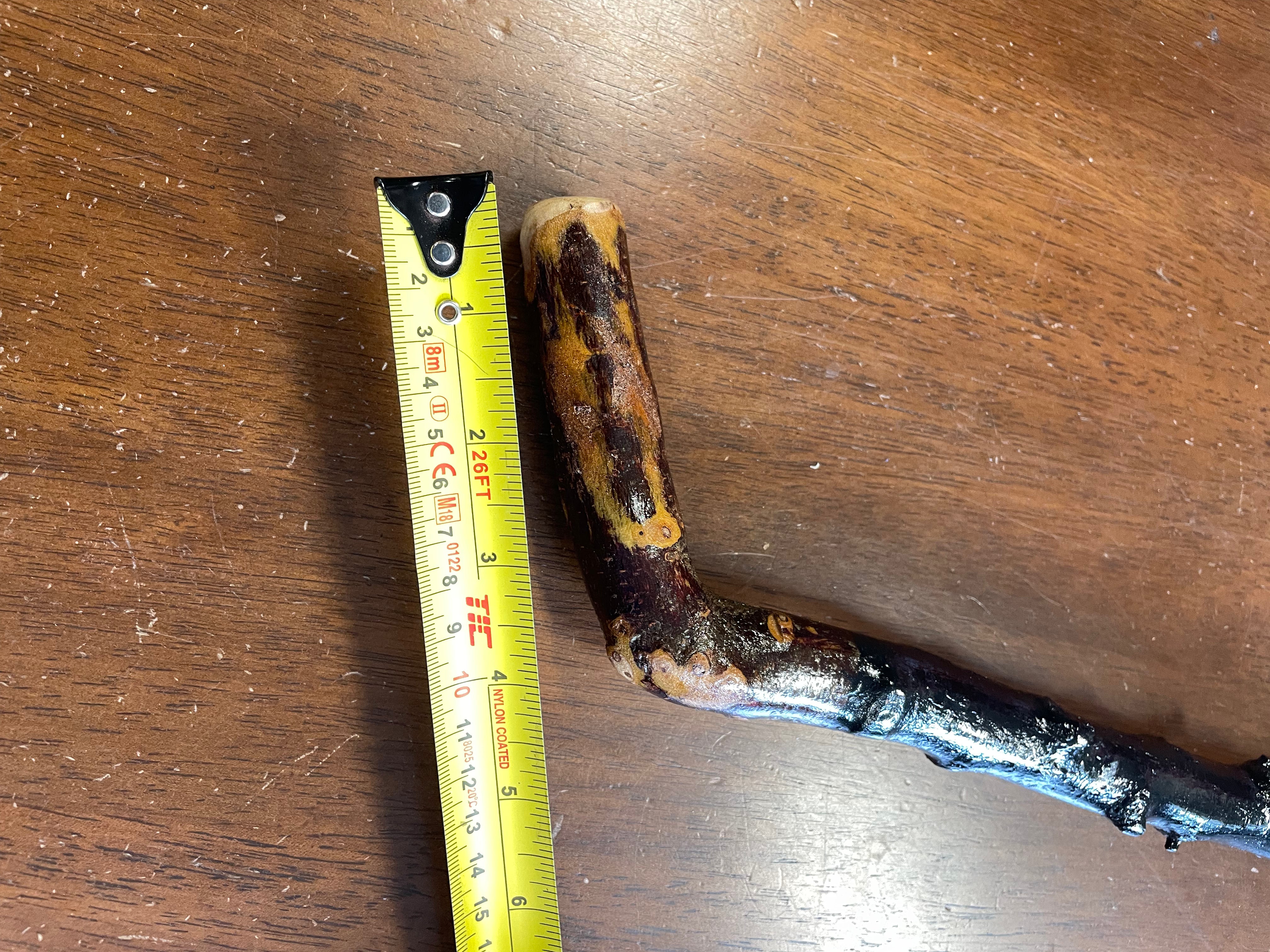 Blackthorn Walking Stick 34 1/2 inch - Handmade in Ireland