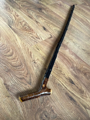 Blackthorn Walking Stick 33 1/2 inch - Handmade in Ireland
