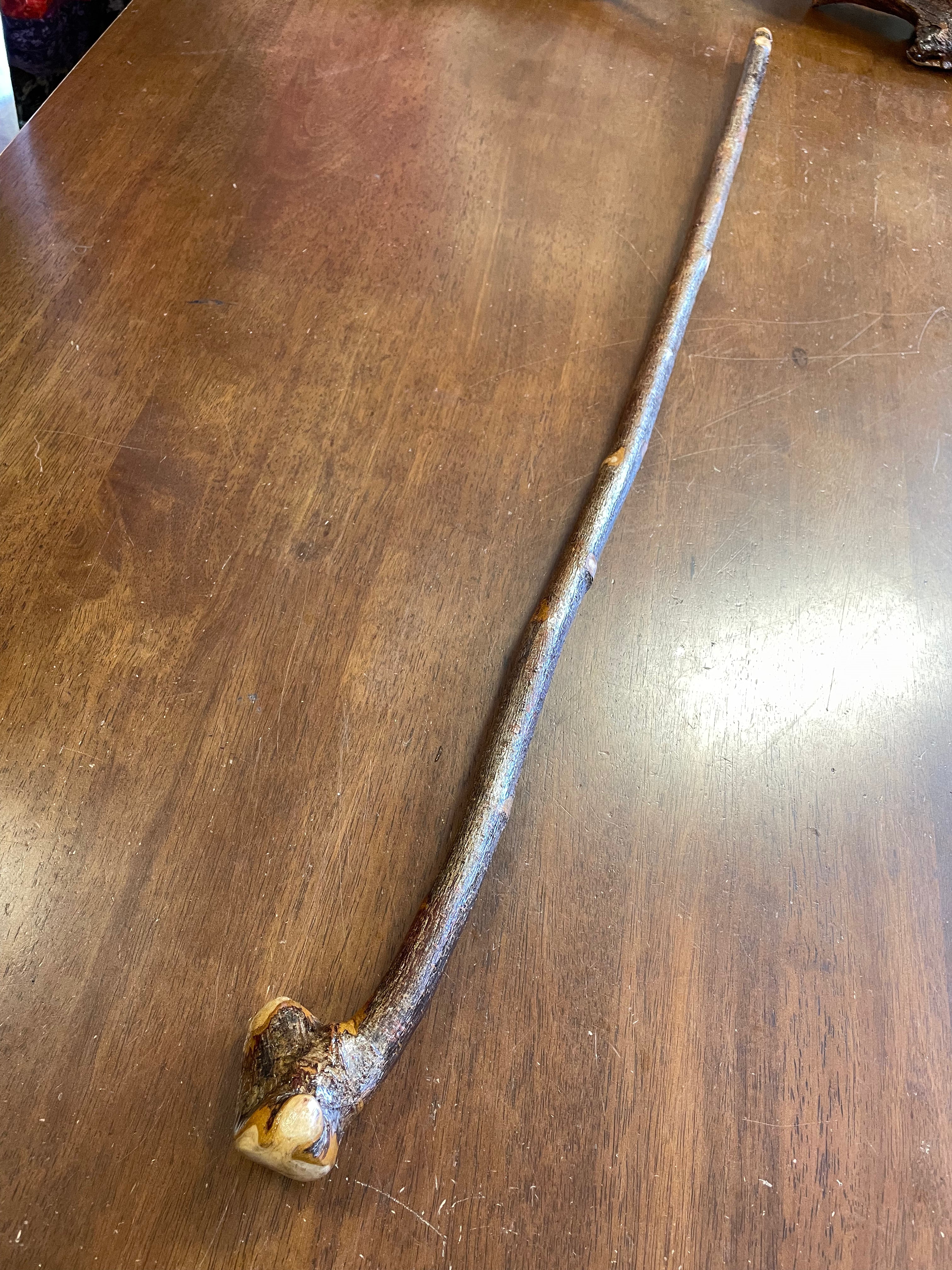 Blackthorn Walking Stick 36 1/4 inch - Handmade in Ireland