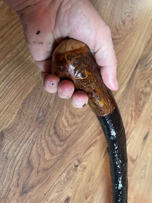 Blackthorn Walking Stick 30 3/4 inch - Handmade in Ireland