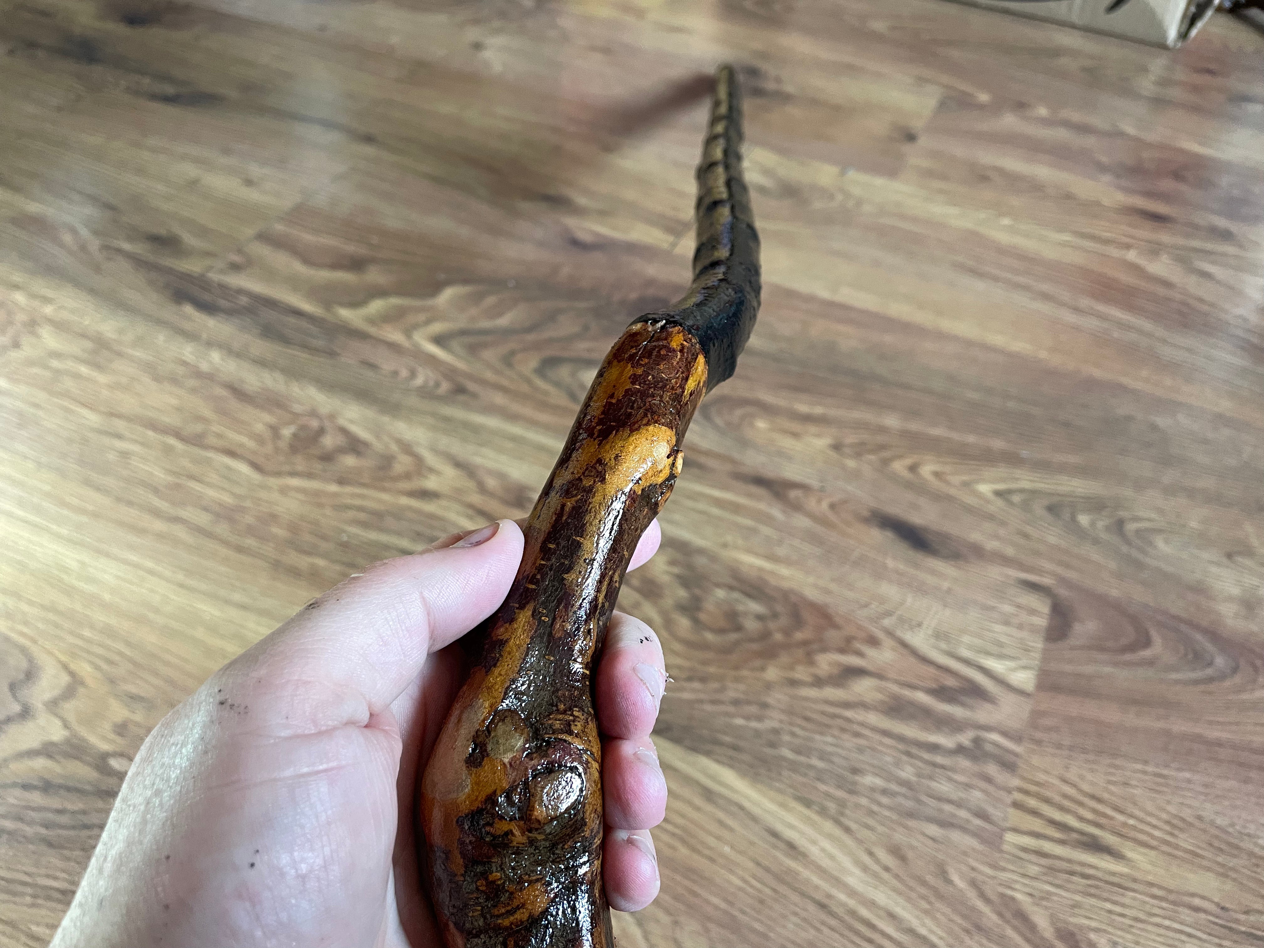 Blackthorn Walking Stick 36 1/2 inch - Handmade in Ireland
