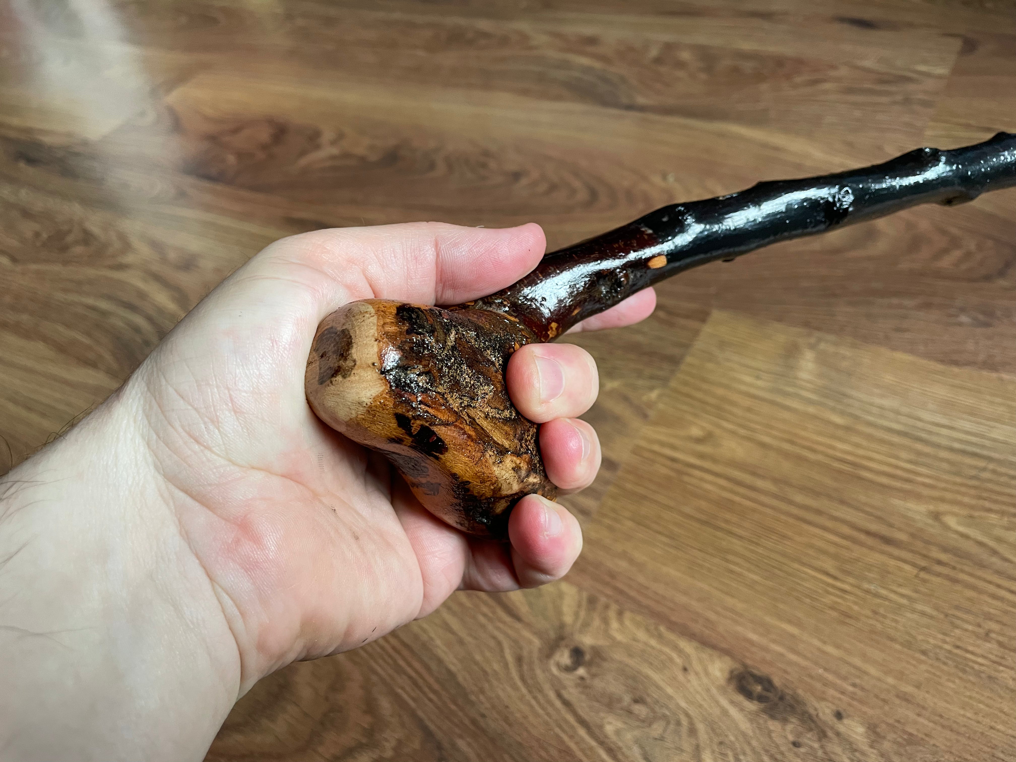 Blackthorn Walking Stick 37 inch - Handmade in Ireland
