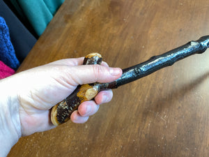 Blackthorn Walking Stick 32 inch - Handmade in Ireland