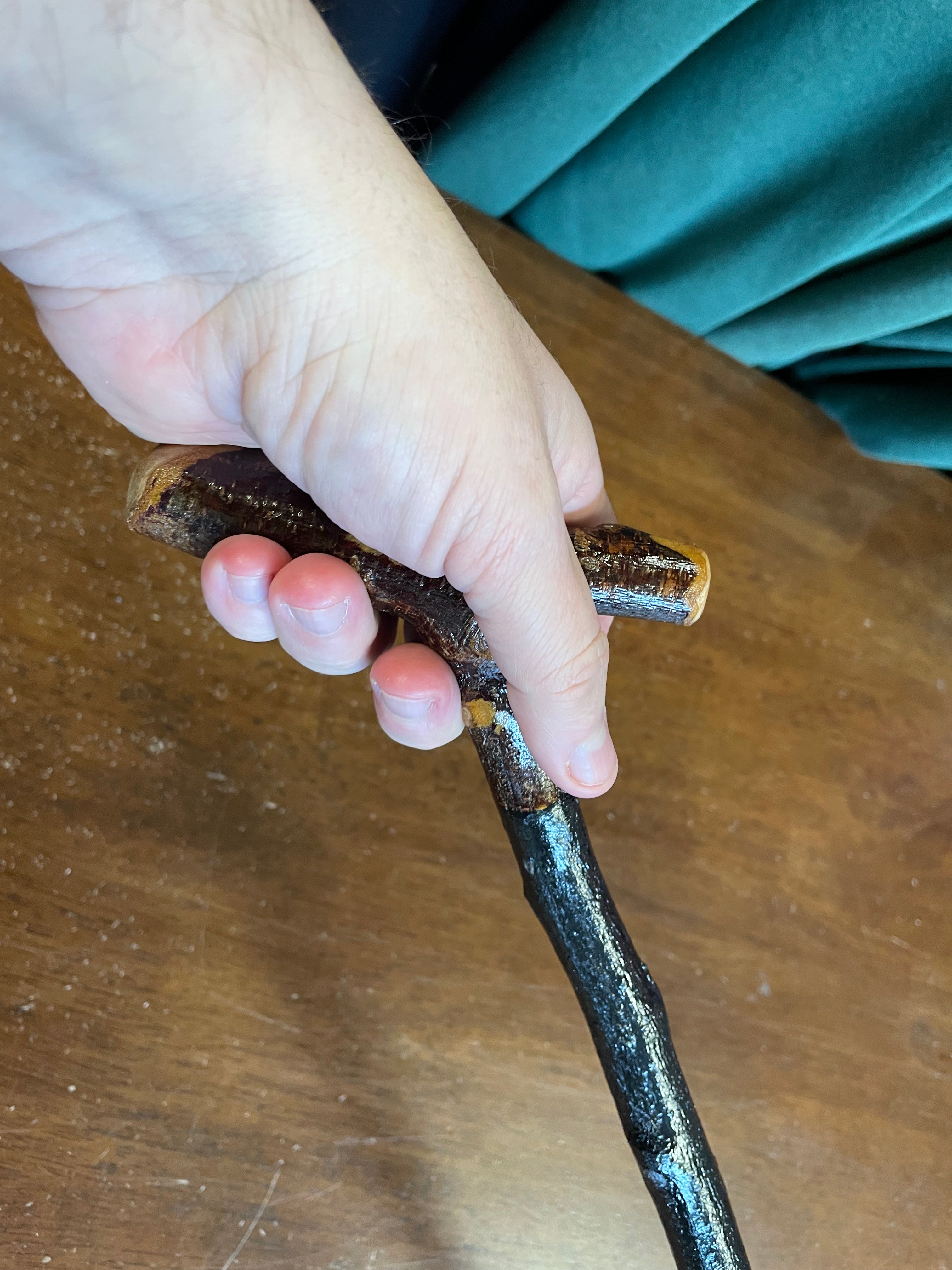 Blackthorn Walking Stick 33 1/2 inch - Handmade in Ireland