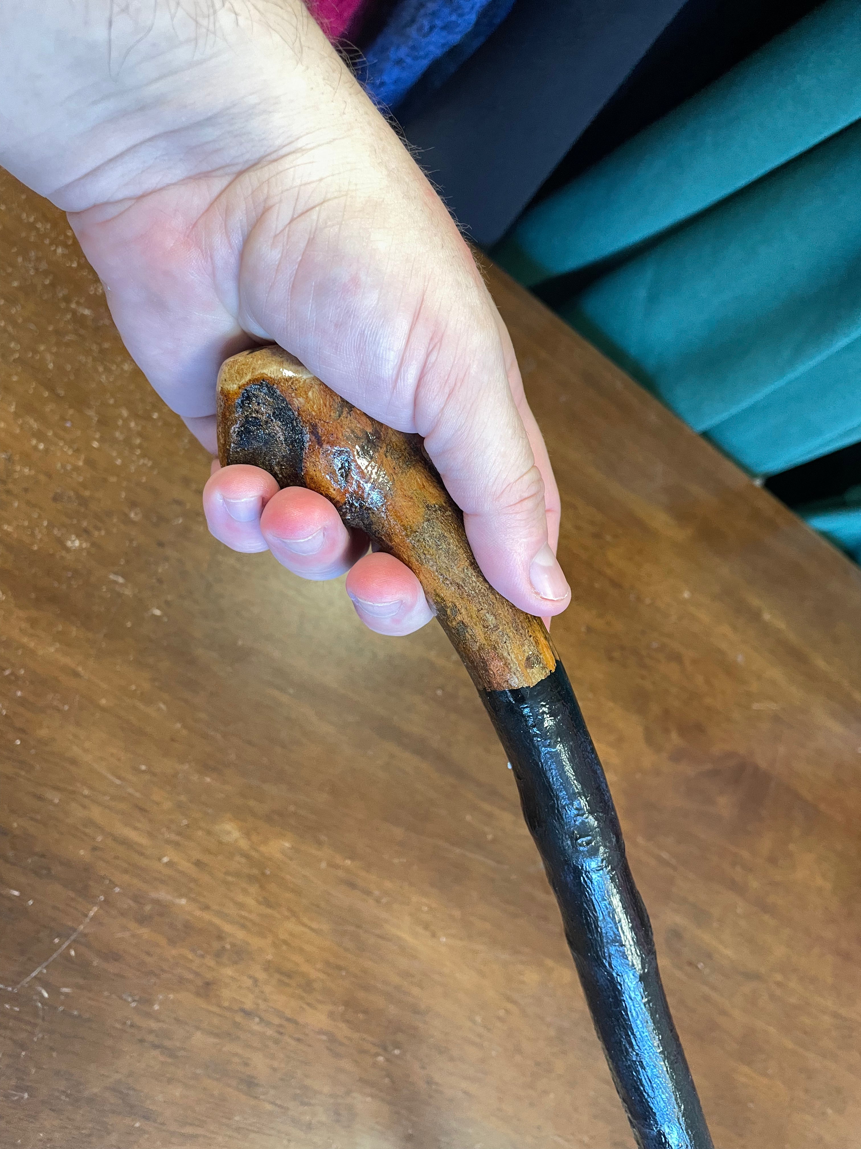 Blackthorn Walking Stick 37 1/2 inch - Handmade in Ireland