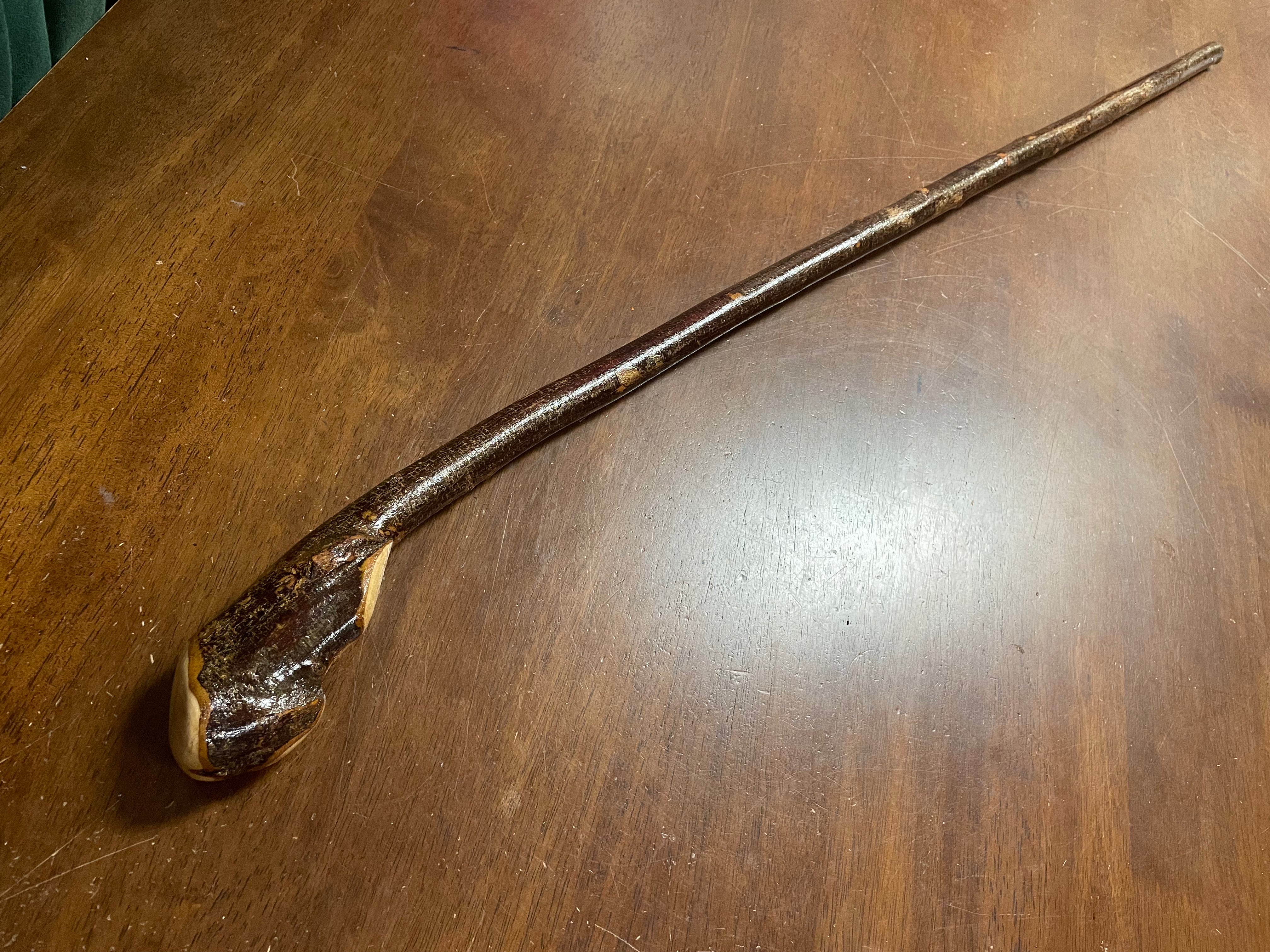 Blackthorn Walking Stick 37 3/4 inch - Handmade in Ireland