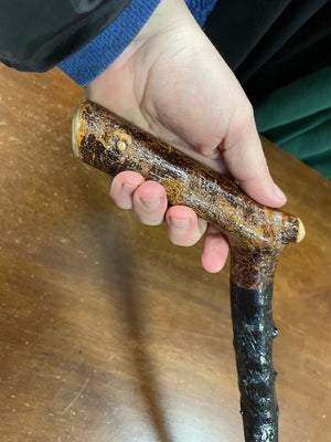 Blackthorn Walking Stick 35 inch- Handmade in Ireland