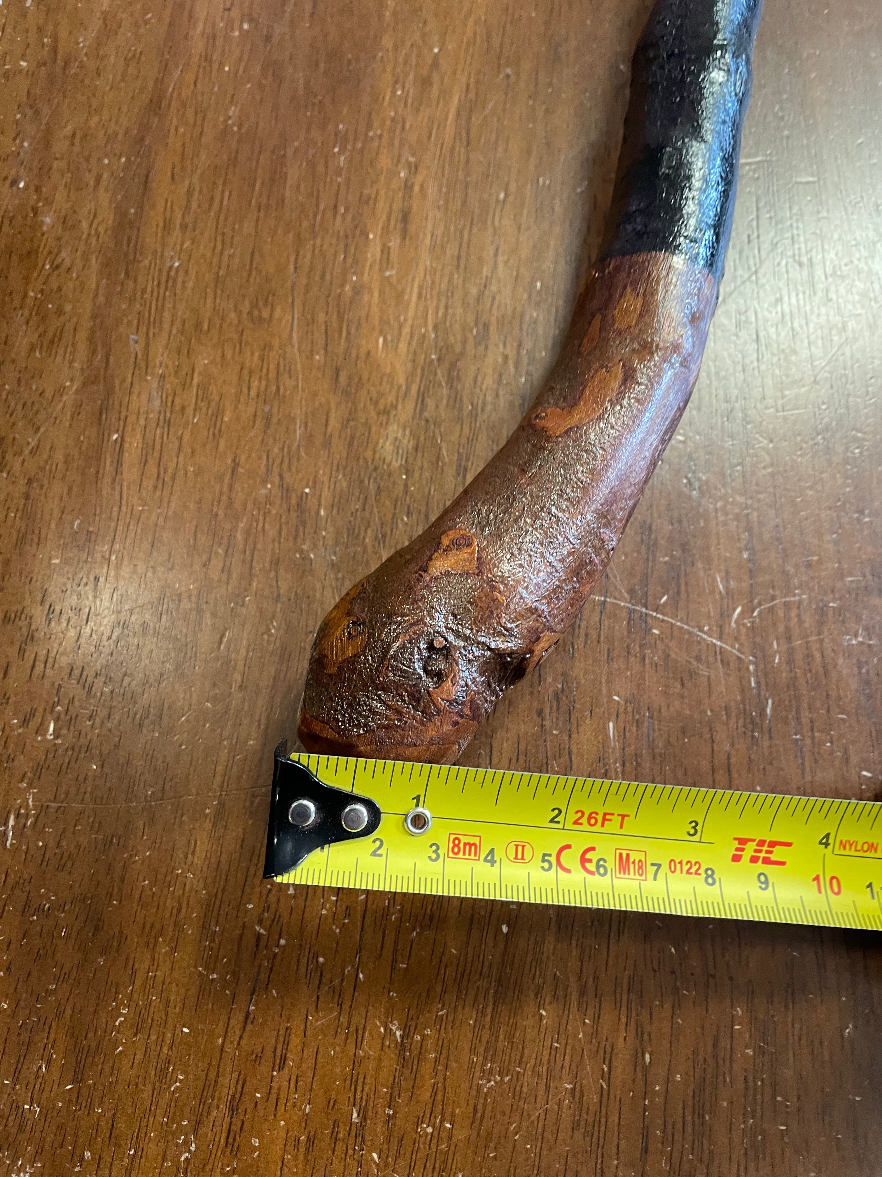 Blackthorn Walking Stick 38 1/4 inch- Handmade in Ireland