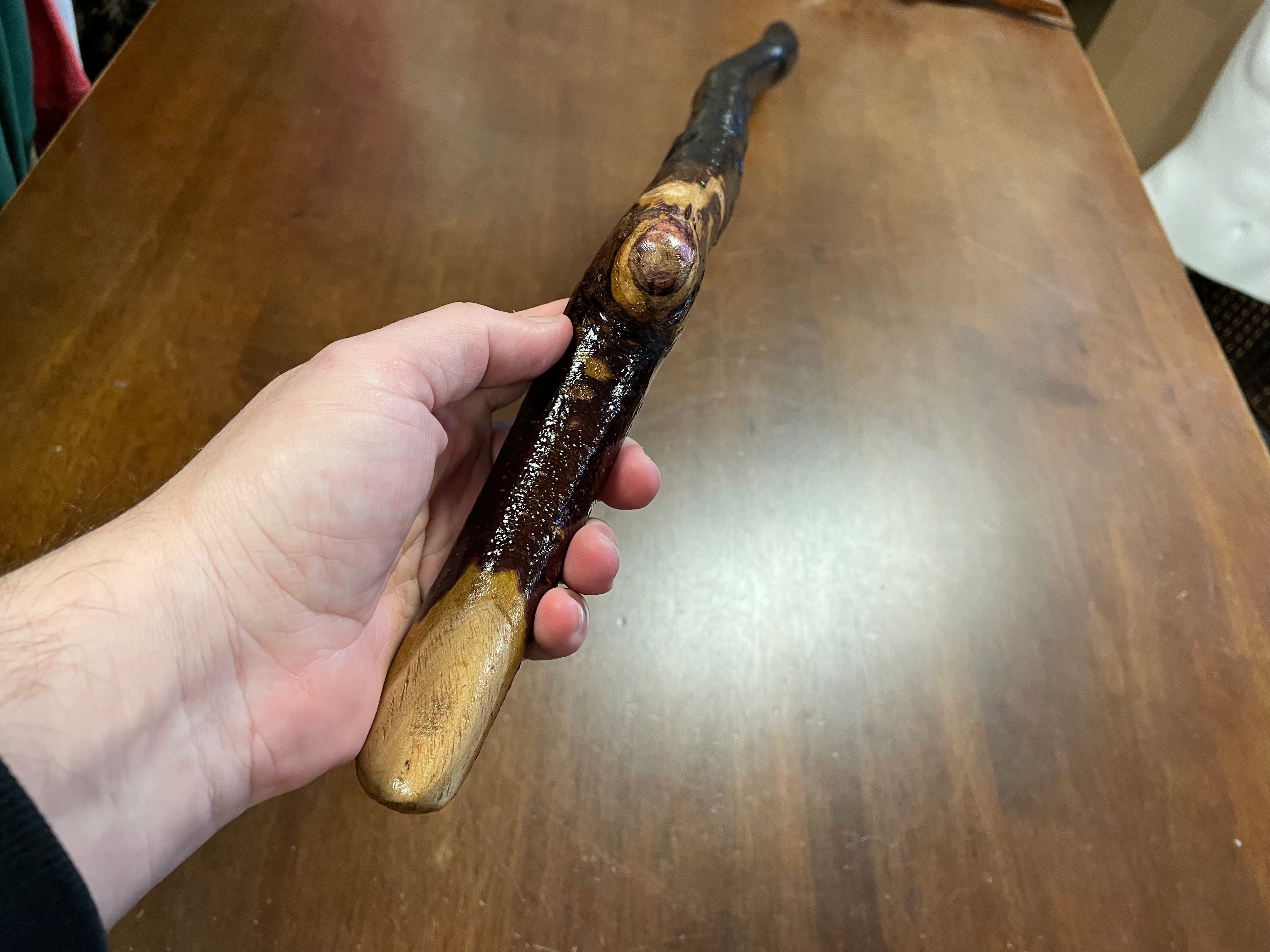 Blackthorn Walking Stick 34 inch - Handmade in Ireland