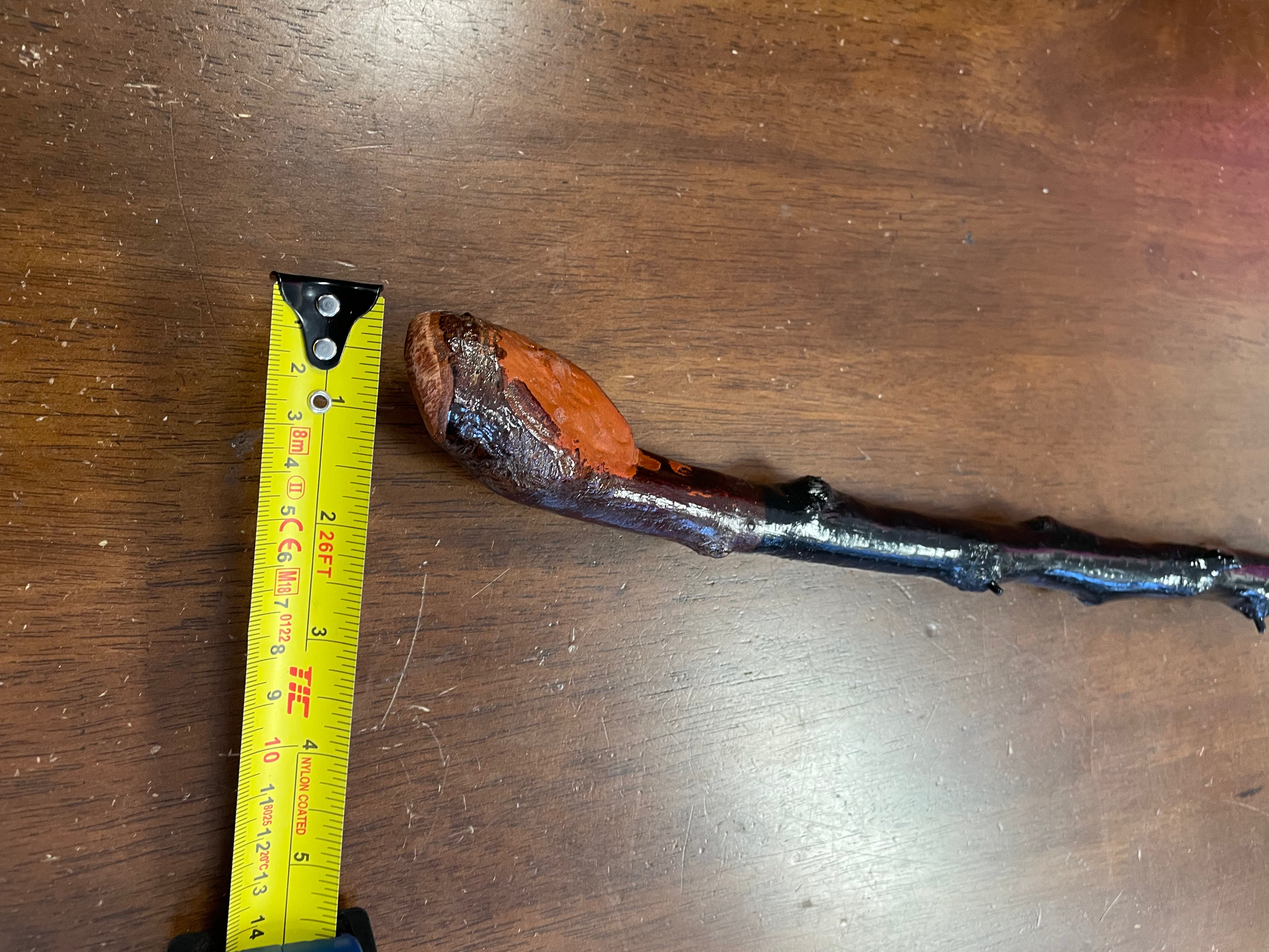Blackthorn Walking Stick 35 1/2 inch - Handmade in Ireland