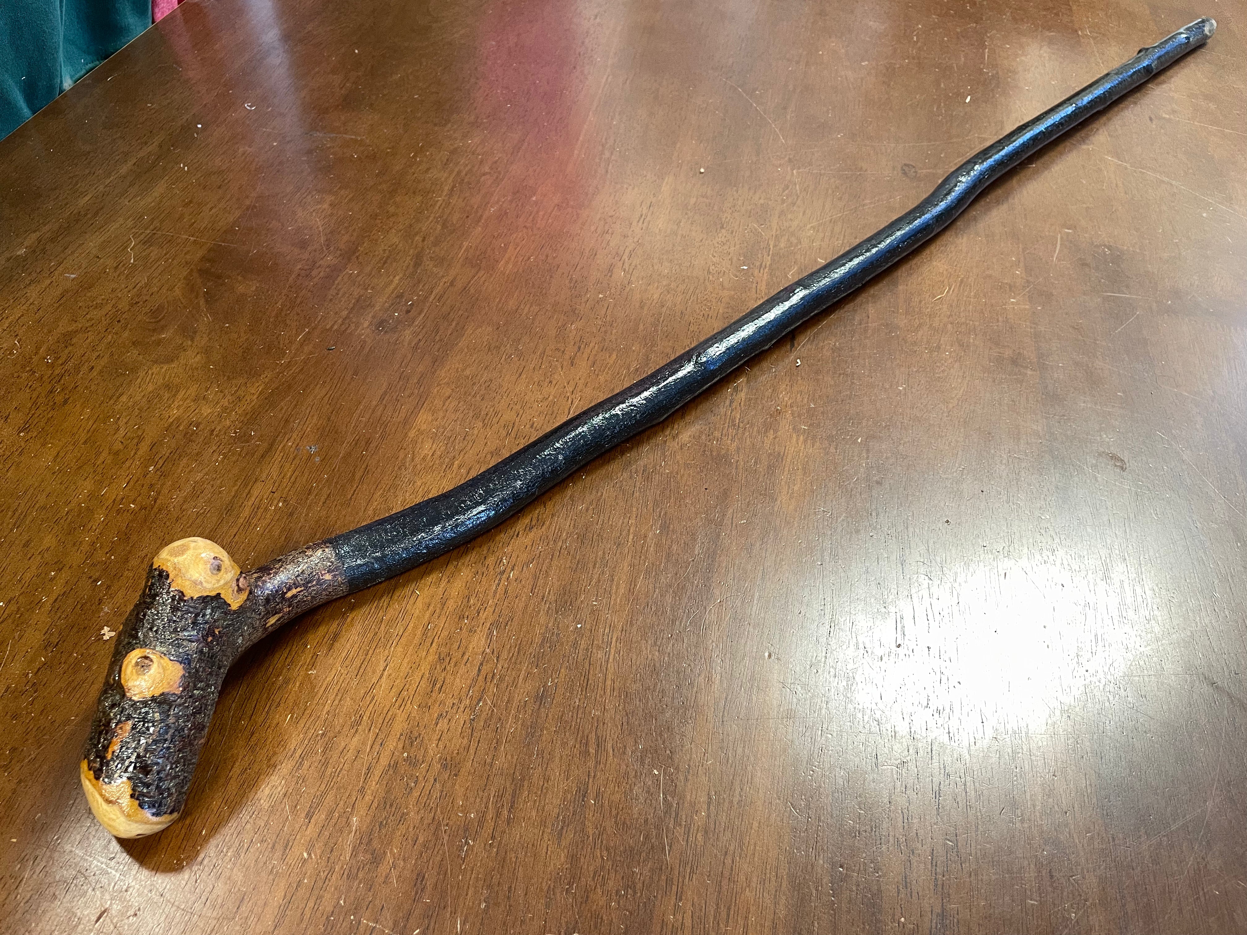 Blackthorn Walking Stick 38 1/2 inch- Handmade in Ireland