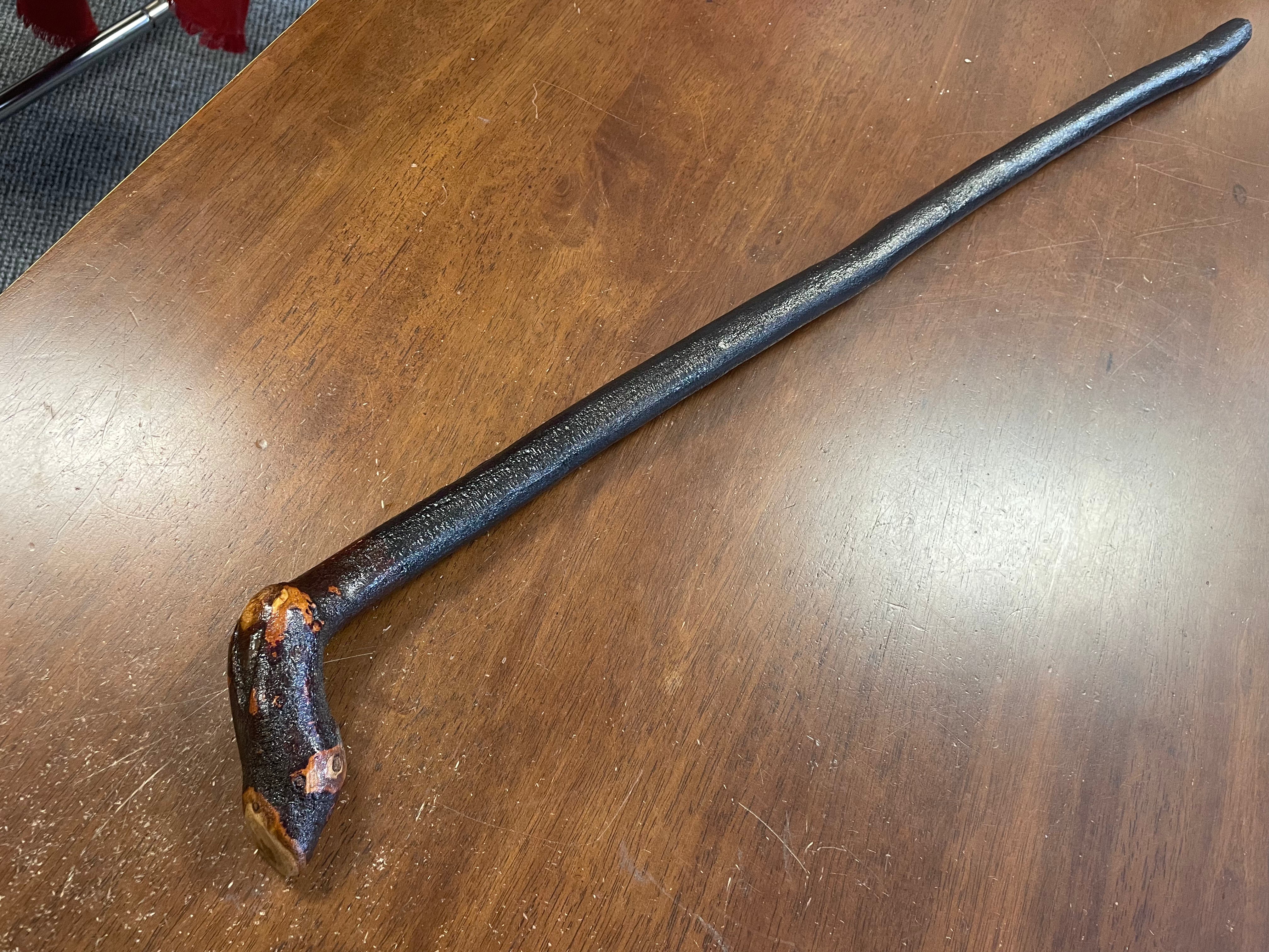 Blackthorn Walking Stick 32 1/2 inch - Handmade in Ireland