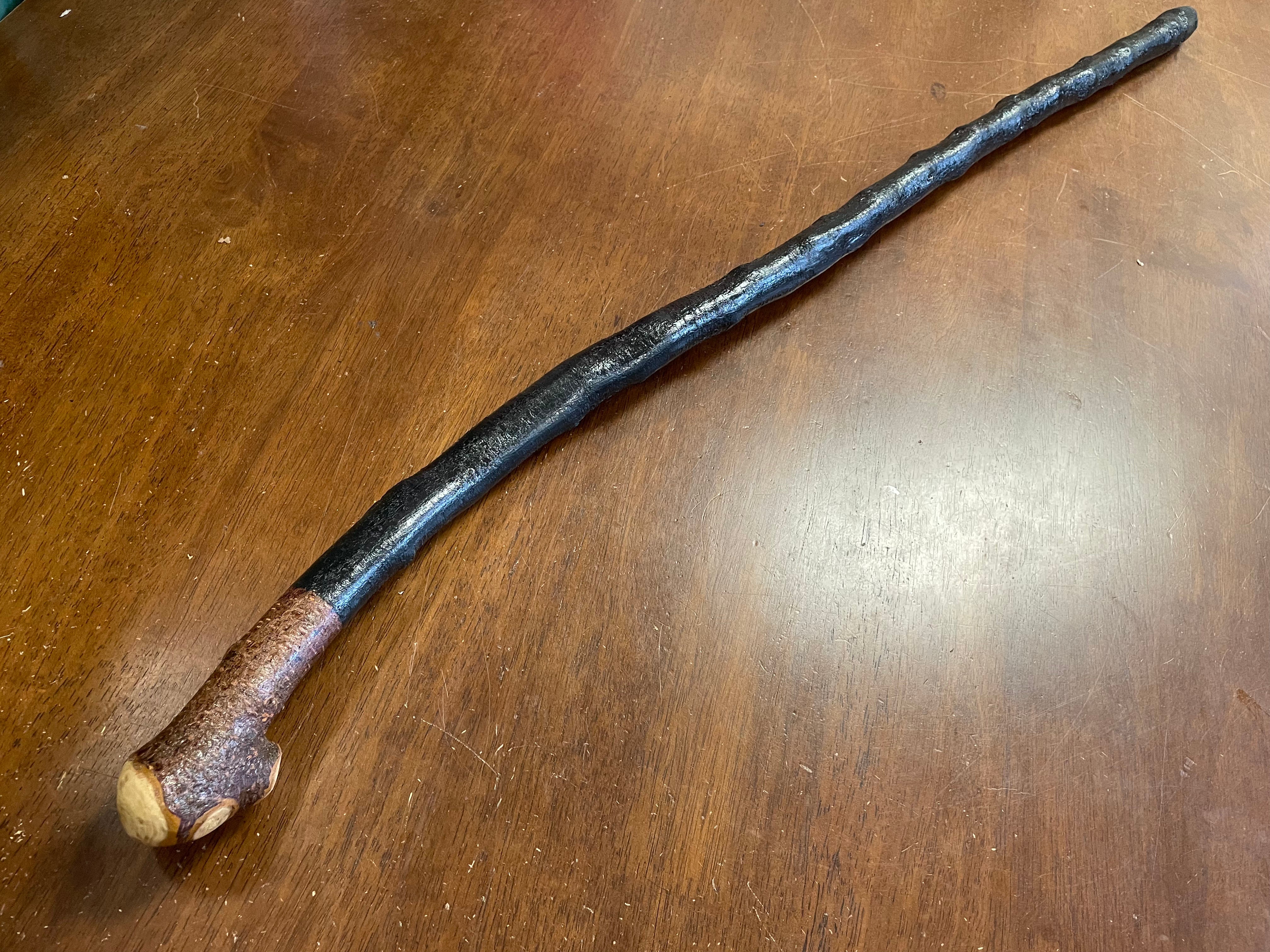 Blackthorn Walking Stick 34 3/4 inch- Handmade in Ireland