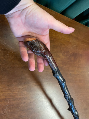 Blackthorn Walking Stick 35 1/2 inch - Handmade in Ireland