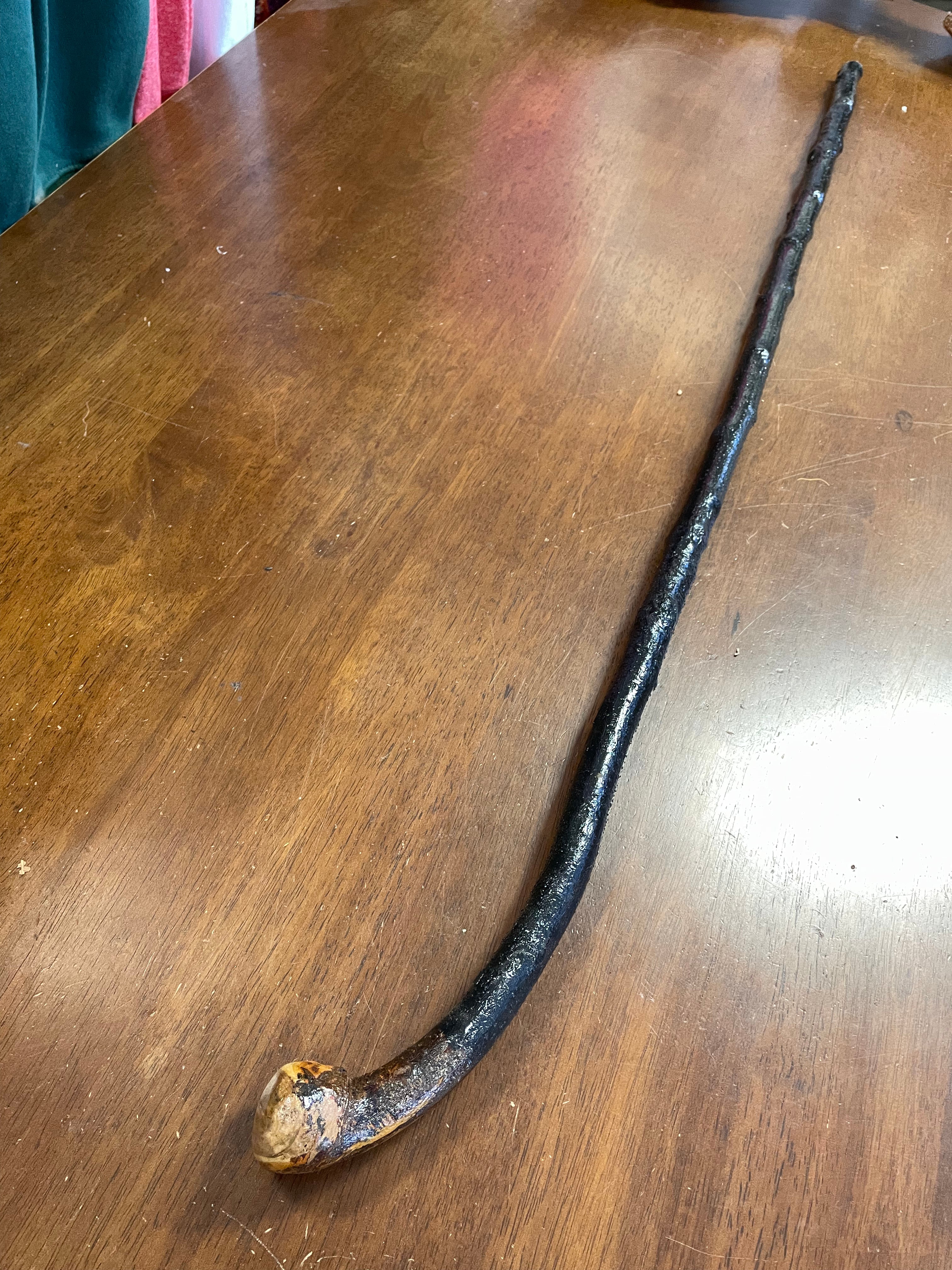 Blackthorn Walking Stick 35 3/4 inch- Handmade in Ireland