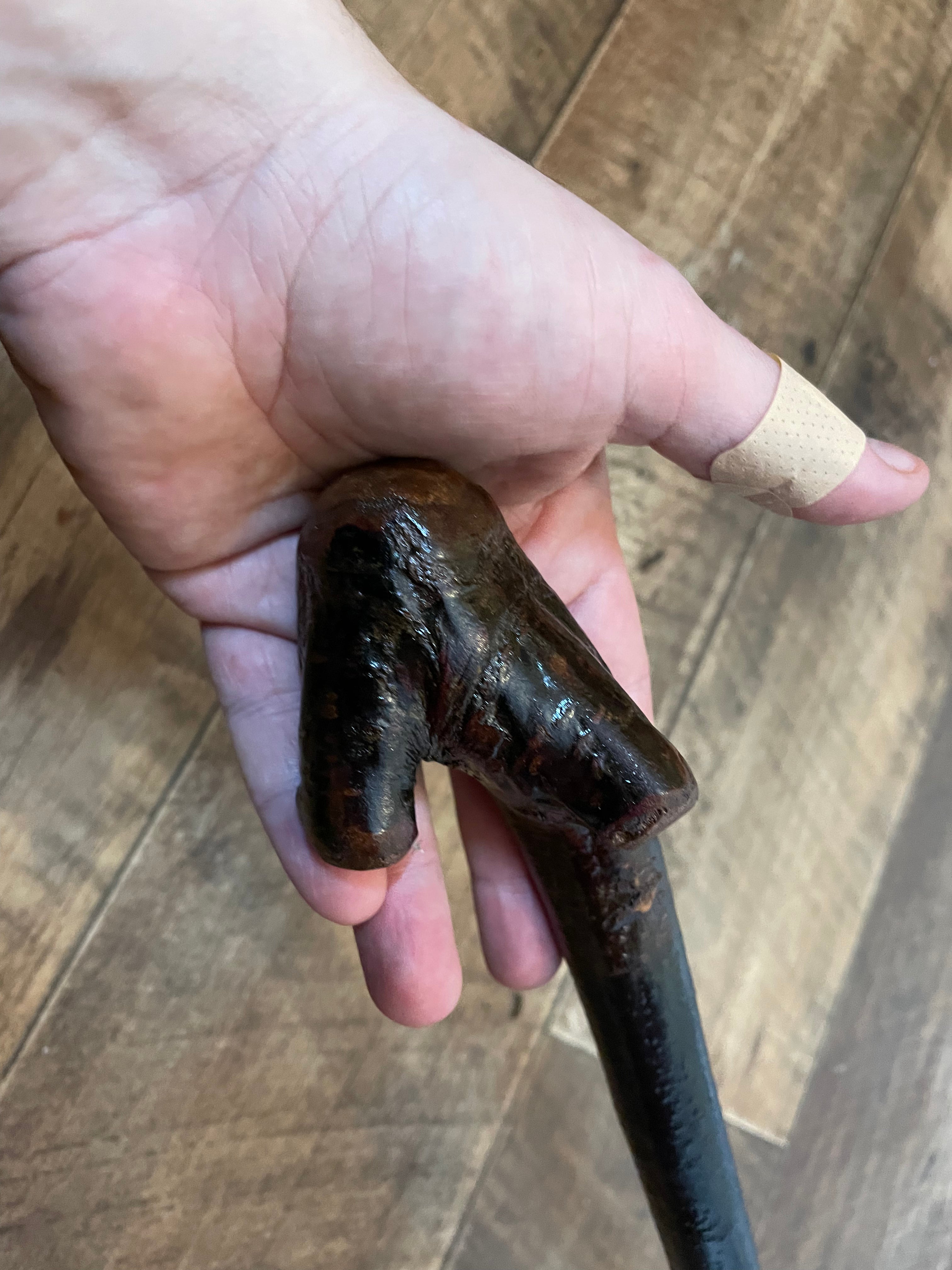 Blackthorn Walking Stick 36 1/2 inch- Handmade in Ireland