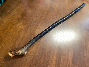 Blackthorn Walking Stick 34 1/4 inch- Handmade in Ireland