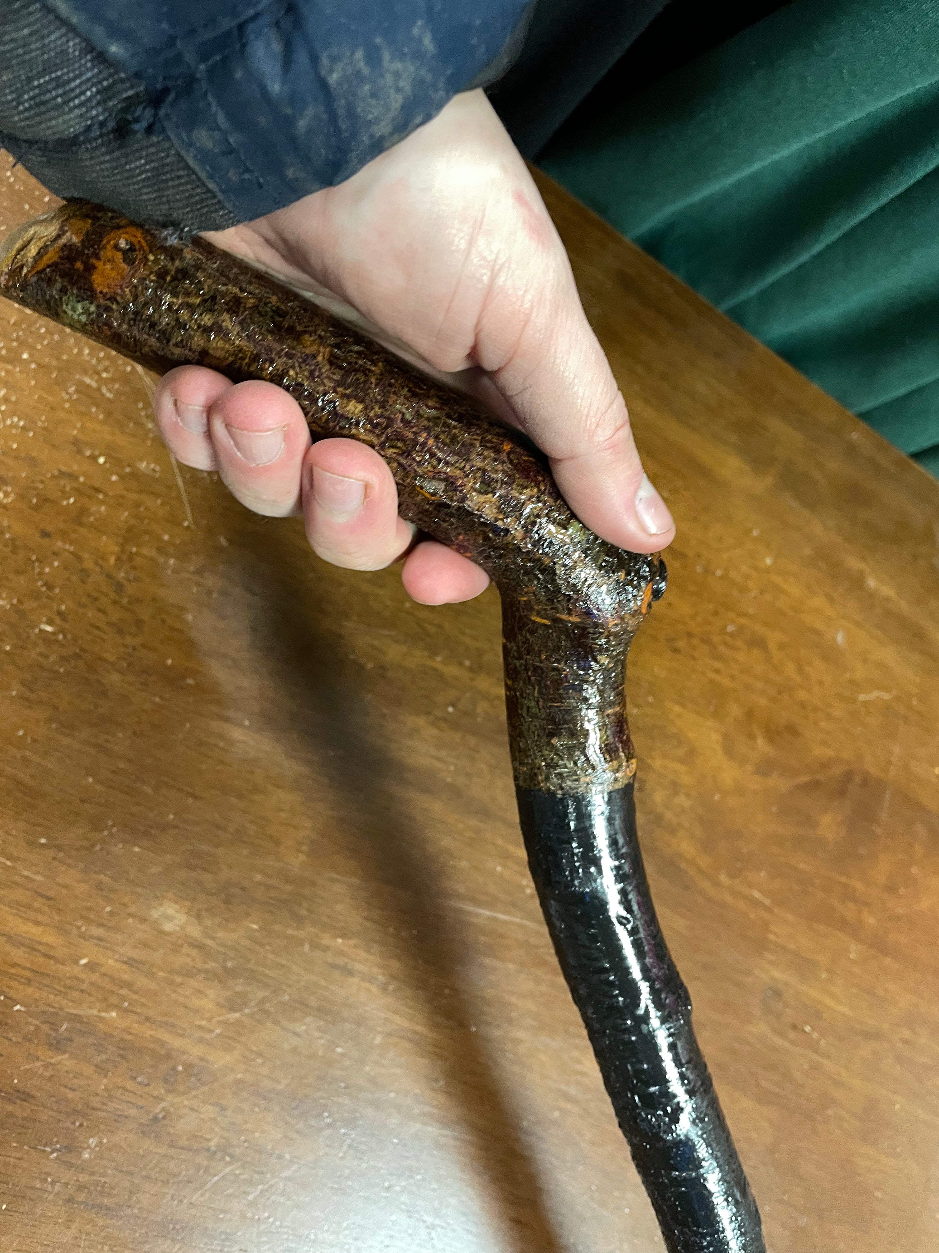 Blackthorn Walking Stick 40 1/2 inch- Handmade in Ireland